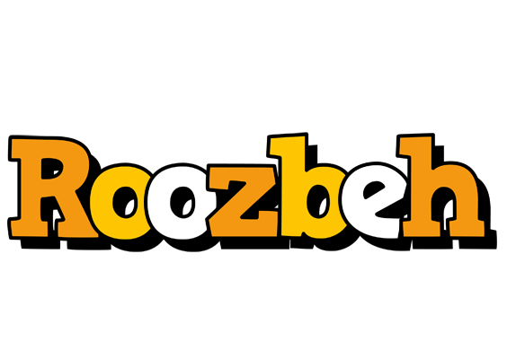 Roozbeh cartoon logo