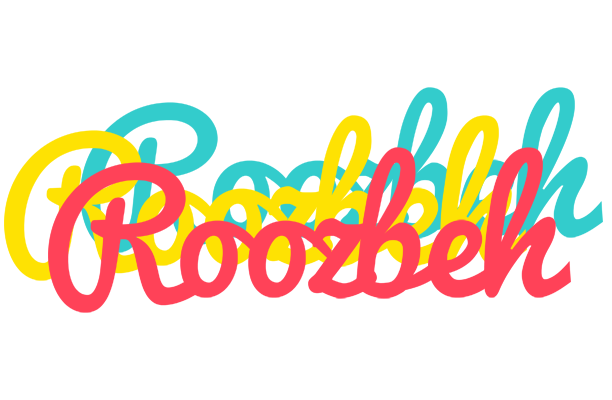 Roozbeh disco logo