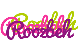 Roozbeh flowers logo