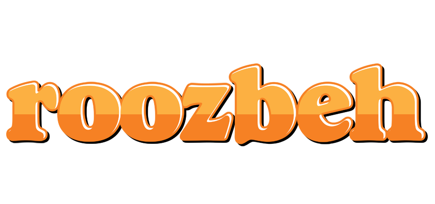 Roozbeh orange logo