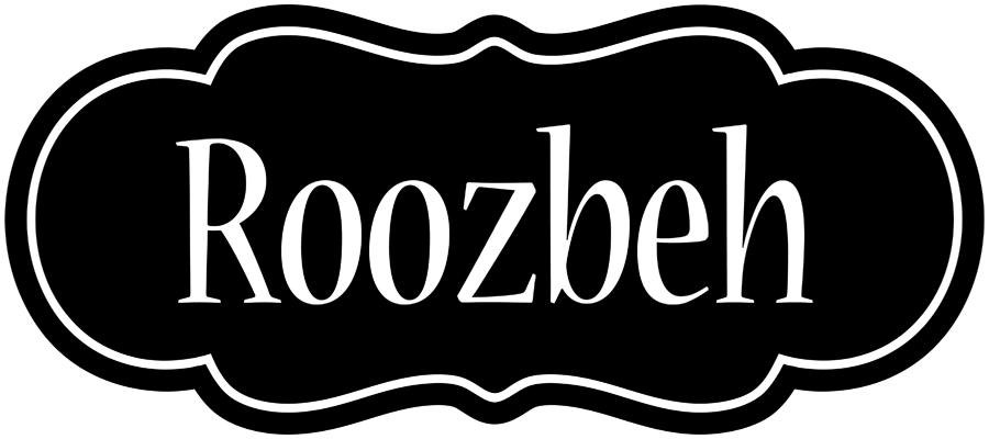 Roozbeh welcome logo
