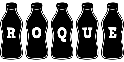 Roque bottle logo