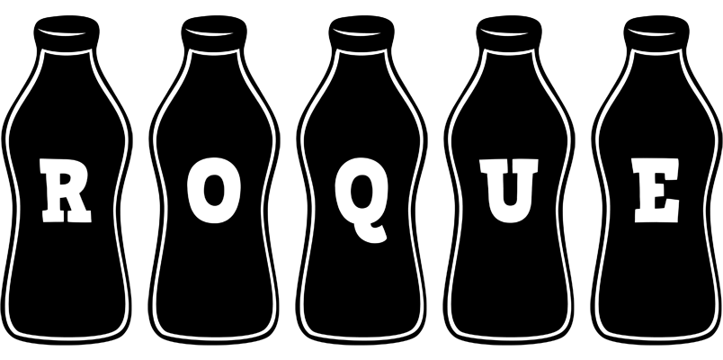 Roque bottle logo