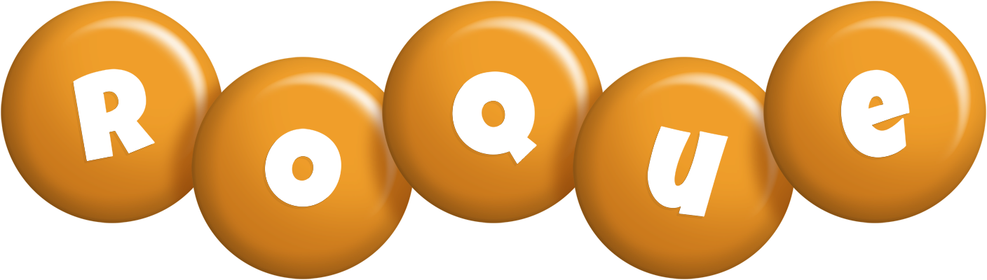 Roque candy-orange logo