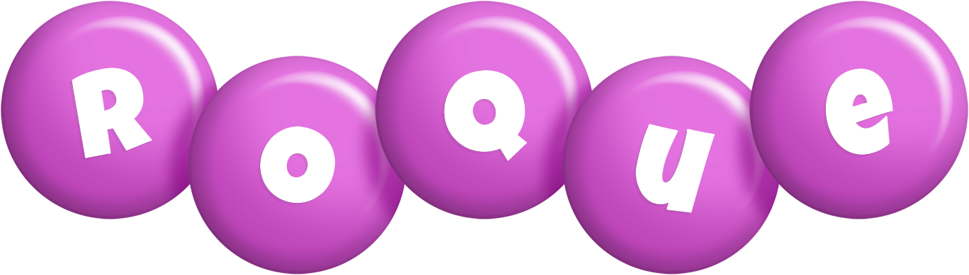 Roque candy-purple logo