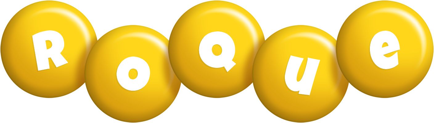 Roque candy-yellow logo