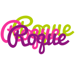 Roque flowers logo