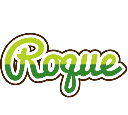 Roque golfing logo