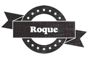 Roque grunge logo