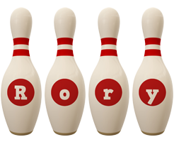 Rory bowling-pin logo