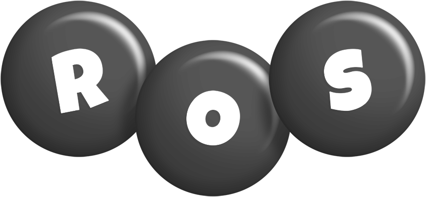 Ros candy-black logo
