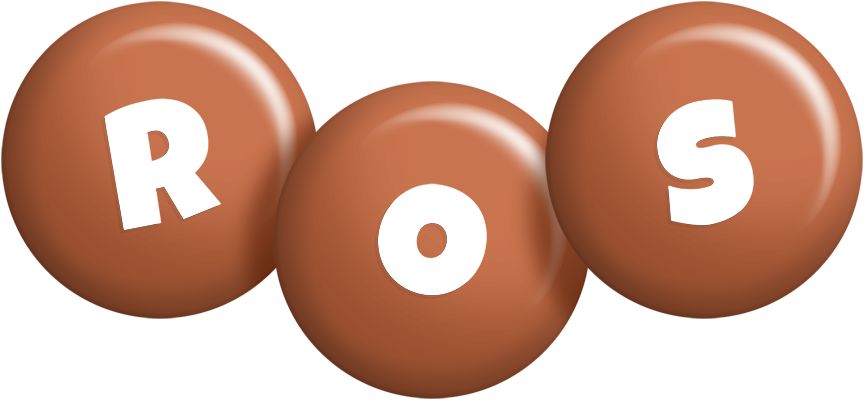 Ros candy-brown logo