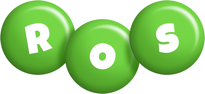 Ros candy-green logo