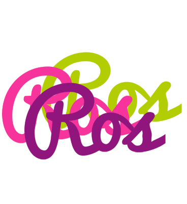 Ros flowers logo