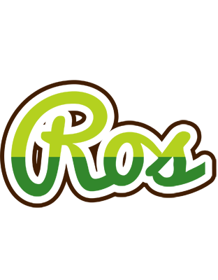 Ros golfing logo