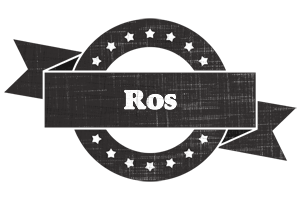 Ros grunge logo