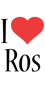 Ros i-love logo