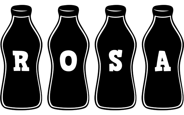 Rosa bottle logo