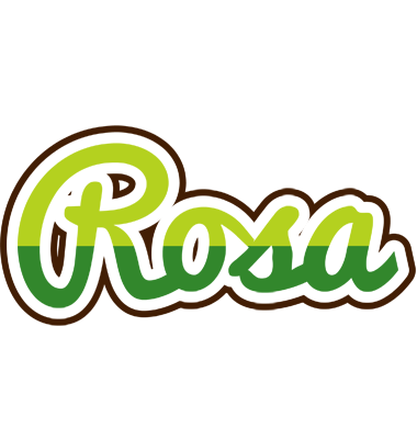 Rosa golfing logo