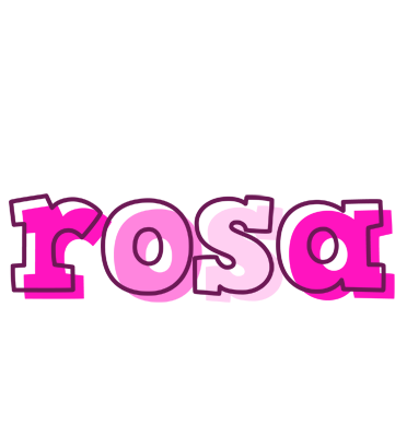 Rosa hello logo