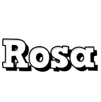 Rosa snowing logo