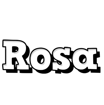 Rosa snowing logo