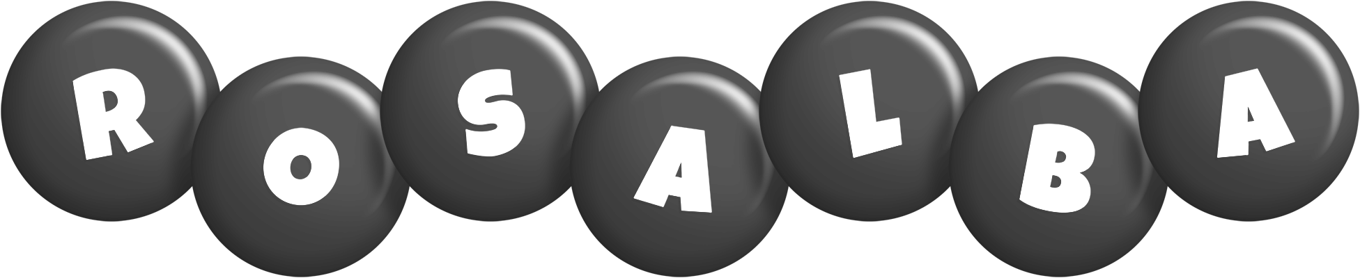 Rosalba candy-black logo