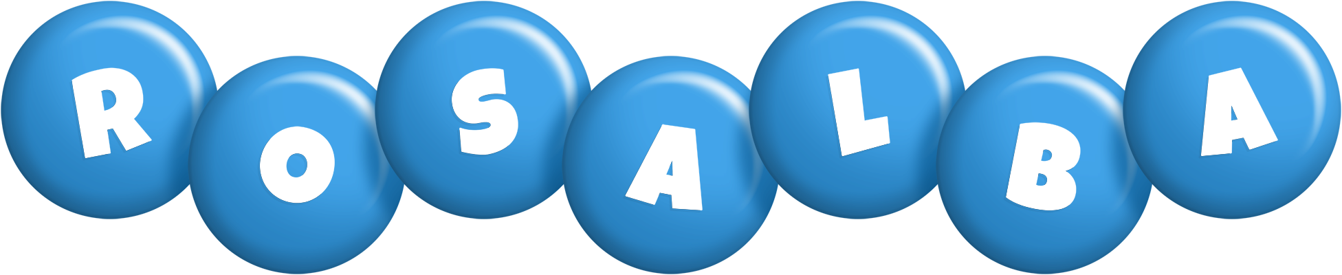 Rosalba candy-blue logo