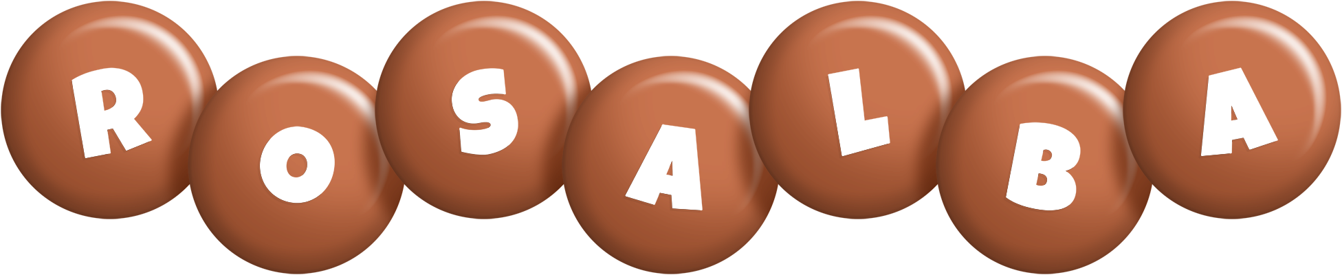 Rosalba candy-brown logo
