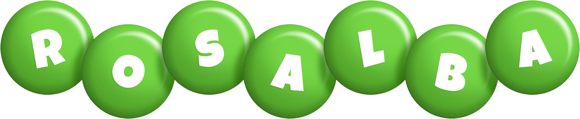 Rosalba candy-green logo