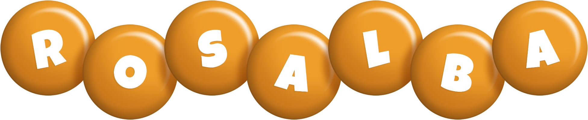 Rosalba candy-orange logo