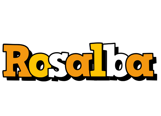 Rosalba cartoon logo