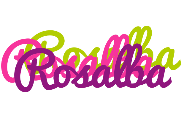 Rosalba flowers logo
