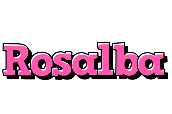 Rosalba girlish logo