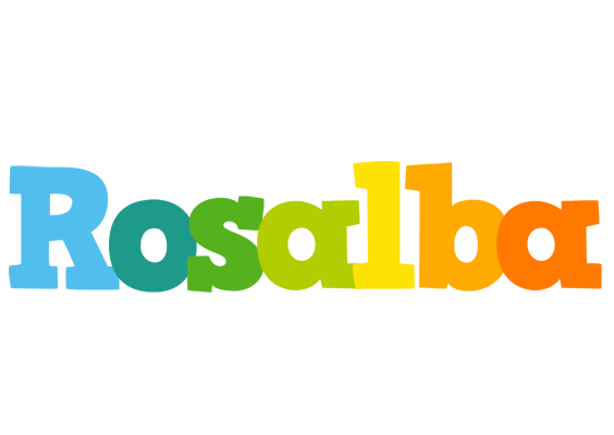 Rosalba rainbows logo