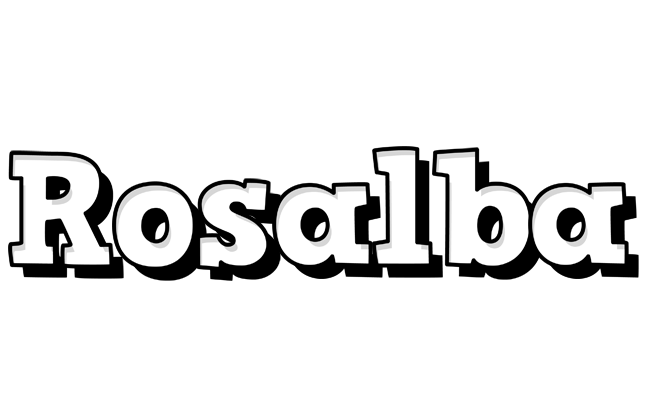 Rosalba snowing logo