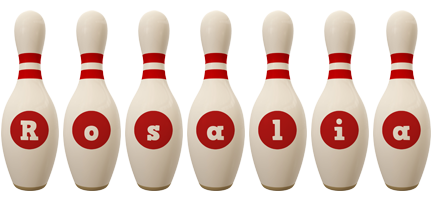 Rosalia bowling-pin logo