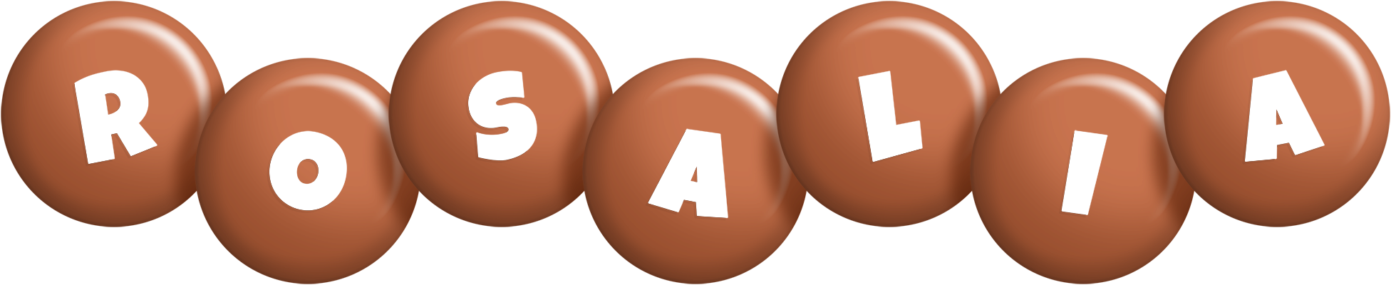 Rosalia candy-brown logo
