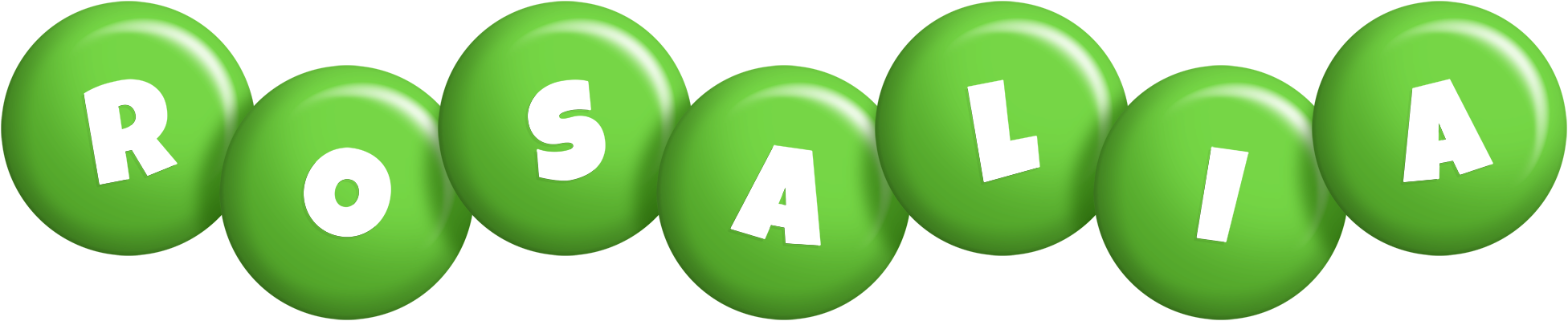 Rosalia candy-green logo