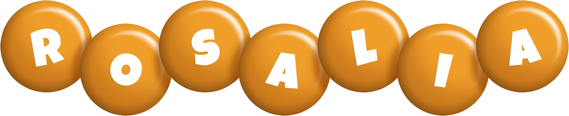 Rosalia candy-orange logo