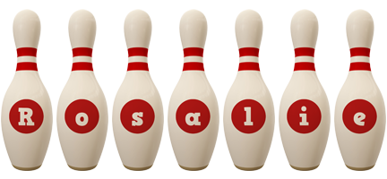 Rosalie bowling-pin logo