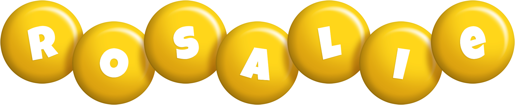Rosalie candy-yellow logo