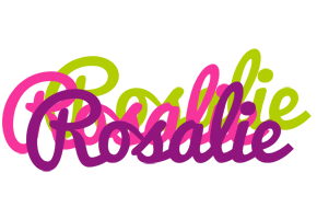 Rosalie flowers logo