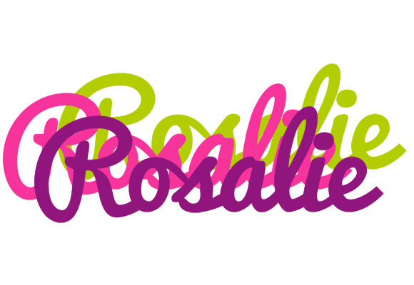 Rosalie flowers logo