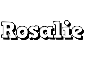 Rosalie snowing logo