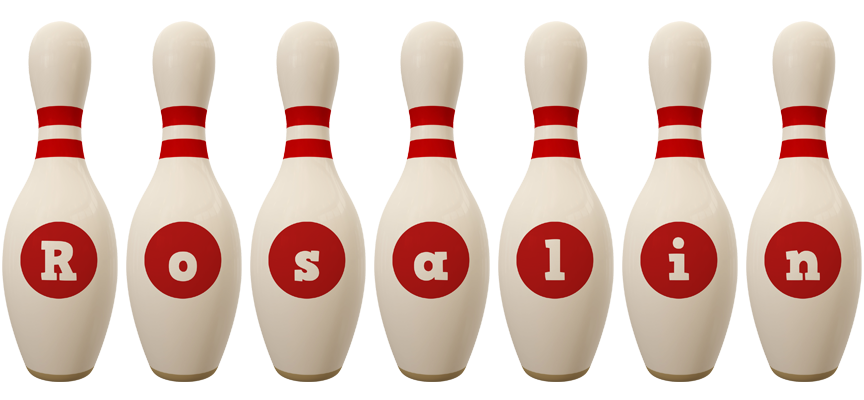 Rosalin bowling-pin logo