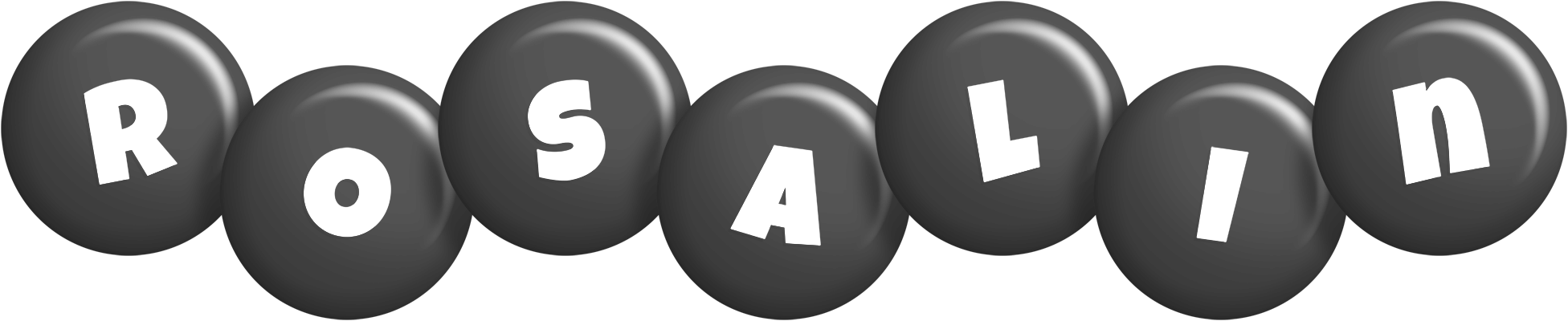 Rosalin candy-black logo