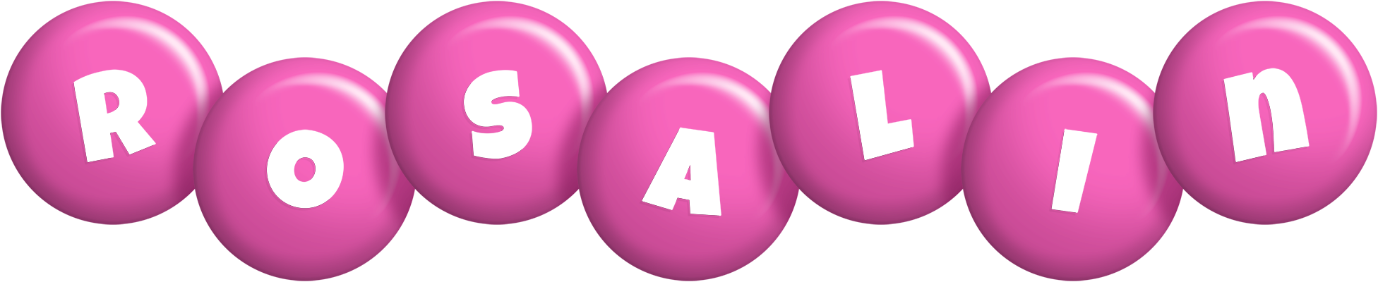 Rosalin candy-pink logo