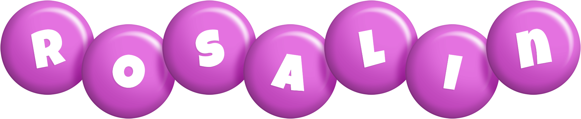 Rosalin candy-purple logo
