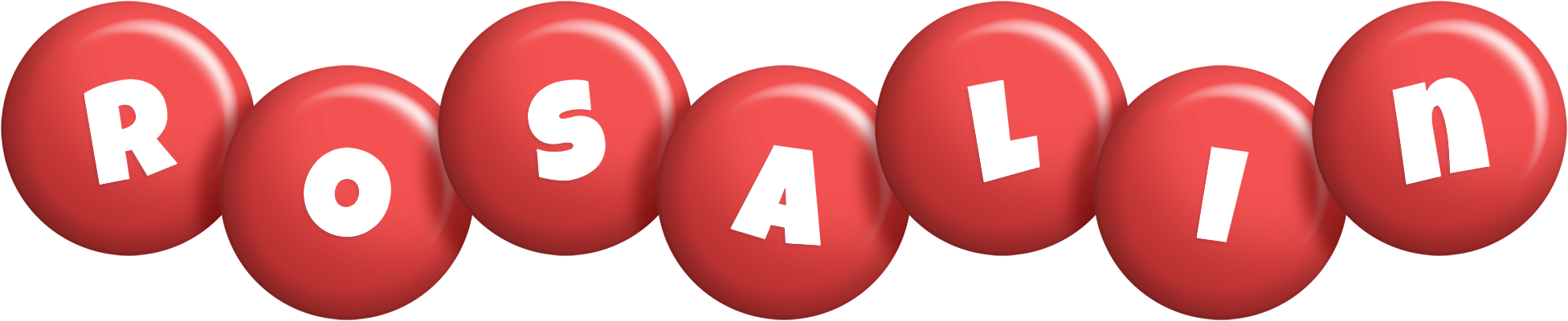 Rosalin candy-red logo